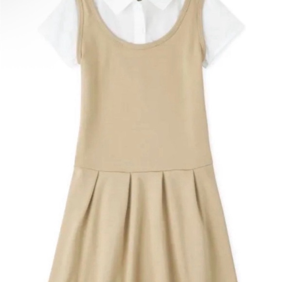The Children's Place Other - Stylish Tan Kids Dress